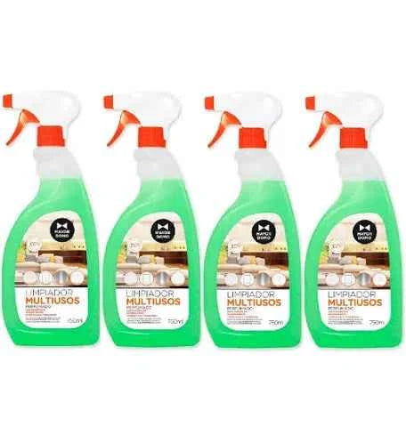 Pack x4 Limpiador mayordomo 750ml fragancia limpio - MASTER NUTRICION