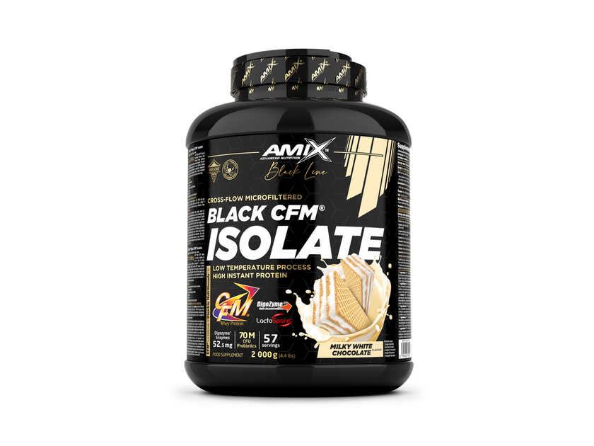 Black CFM ISolate Amix Master Nutrition