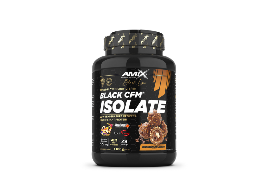 Black CFM ISolate Amix Master Nutrition