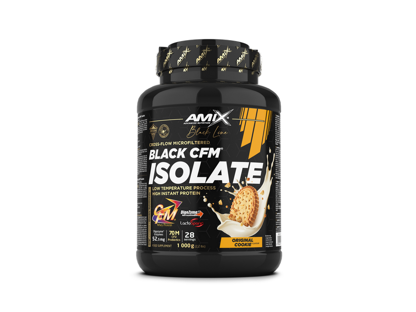 Black CFM ISolate Amix Master Nutrition