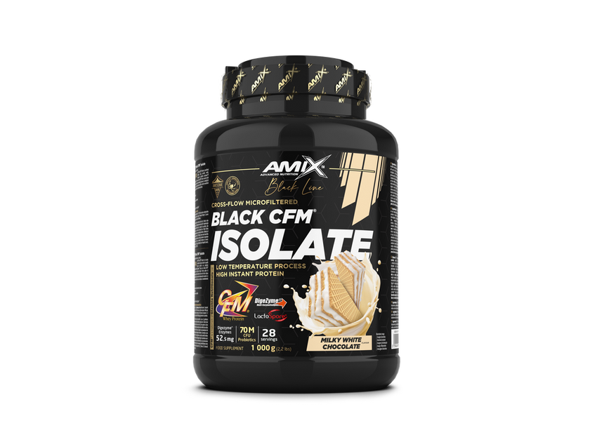 Black CFM ISolate Amix Master Nutrition