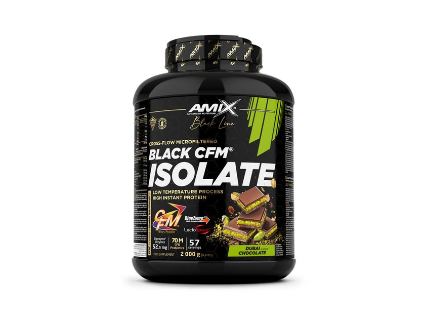 Black CFM ISolate Amix Master Nutrition