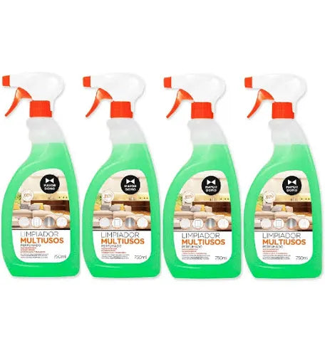 Pack x4 Limpiador mayordomo 750ml fragancia limpio MASTER NUTRICION